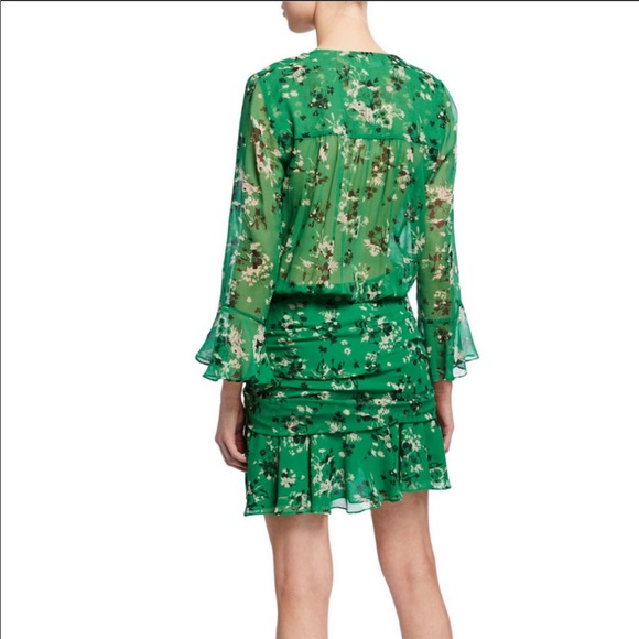 Veronica Beard green floral dress - Picture 5 of 7